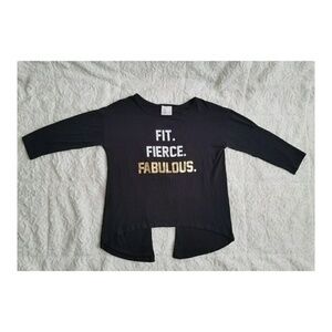 STELLA Cruz Fit Fierce Fabulous Activewear Top M.